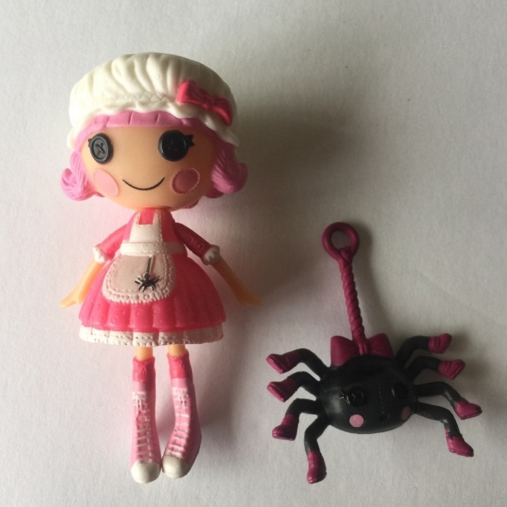 LalaLoopsy Lil Miss Muffet & Her Pet Spider Poseable Clown Toy Figure
